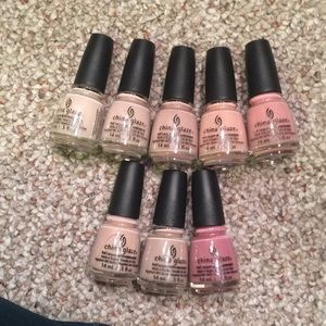 China glaze nude polishes
